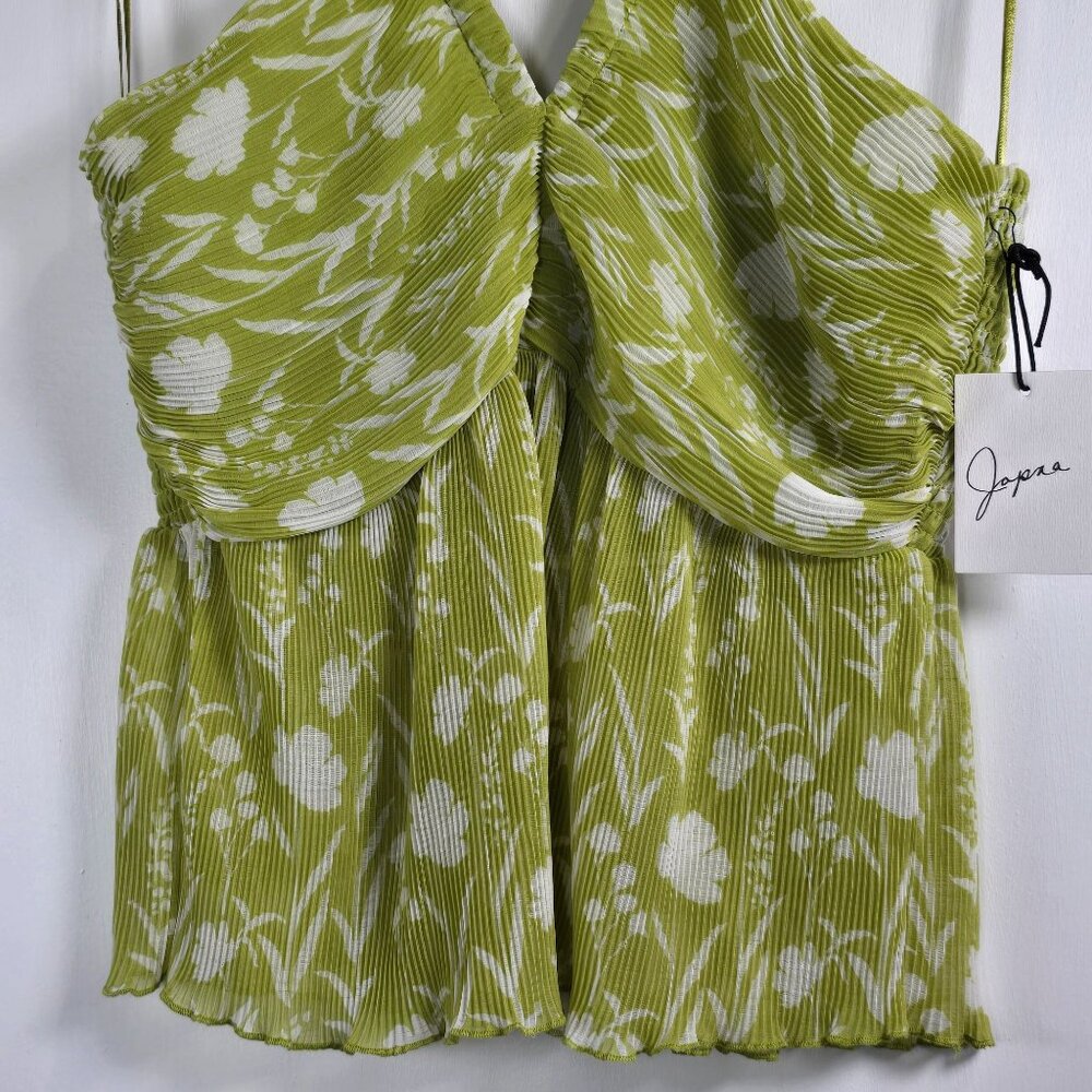Japna Cropped Tie Behind Full Accordian Pleat Triangle Cup - Picture 3 of 10